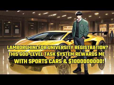 Lamborghini for University Registration?This God-level Task System Rewards Me with $1000000000!