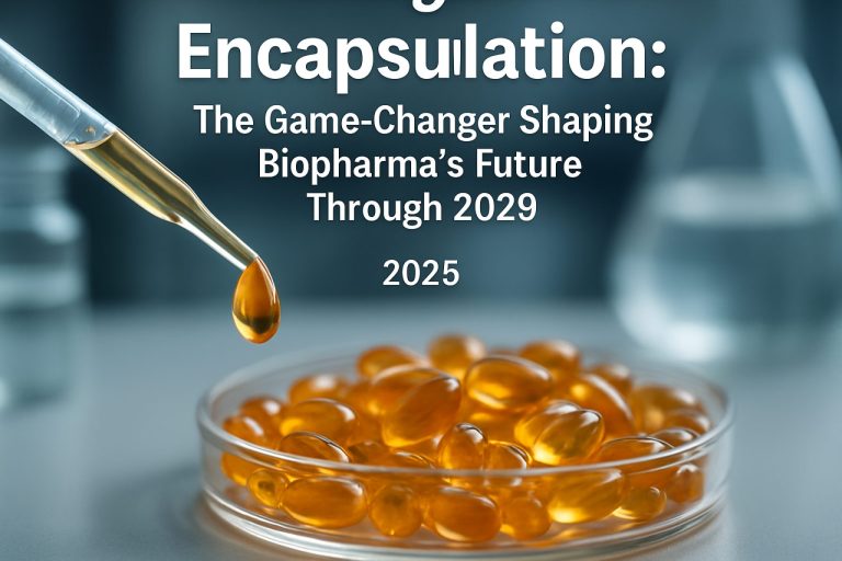Polivinilo žele encapulacija: žaidimą keičiančios technologijos, formuojančios biopharmos ateitį iki 2029 m. (2025)