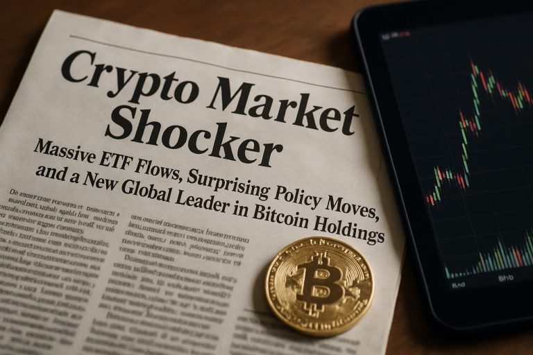 Шокуючий крипторинок: масивні припливи ETF, несподівані політичні рішення та новий глобальний лідер за володінням біткойнами